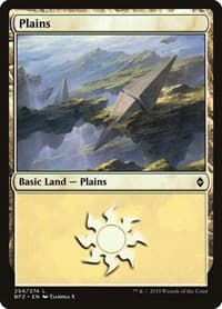 Plains (254) - Battle for Zendikar - Magic: The Gathering card