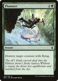 Plummet - Battle for Zendikar - Magic: The Gathering card