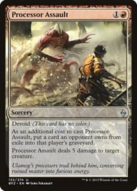 Processor Assault - Battle for Zendikar - Magic: The Gathering card