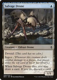 Salvage Drone - Battle for Zendikar - Magic: The Gathering card