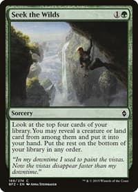 Seek the Wilds - Battle for Zendikar - Magic: The Gathering card