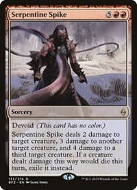 Serpentine Spike - Battle for Zendikar - Magic: The Gathering card