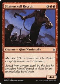 Shatterskull Recruit - Battle for Zendikar - Magic: The Gathering card
