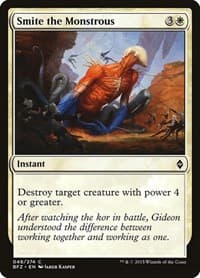 Smite the Monstrous - Battle for Zendikar - Magic: The Gathering card