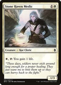 Stone Haven Medic - Battle for Zendikar - Magic: The Gathering card