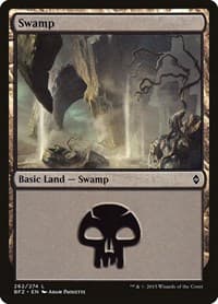 Swamp (262) - Battle for Zendikar - Magic: The Gathering card