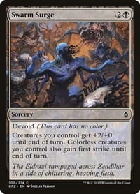Swarm Surge - Battle for Zendikar - Magic: The Gathering card