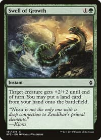 Swell of Growth - Battle for Zendikar - Magic: The Gathering card