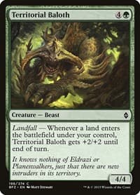 Territorial Baloth - Battle for Zendikar - Magic: The Gathering card