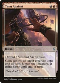 Turn Against - Battle for Zendikar - Magic: The Gathering card