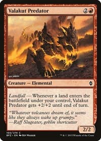 Valakut Predator - Battle for Zendikar - Magic: The Gathering card