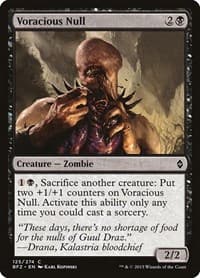Voracious Null - Battle for Zendikar - Magic: The Gathering card