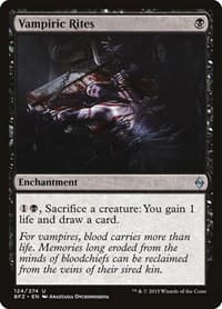 Vampiric Rites - Battle for Zendikar - Magic: The Gathering card