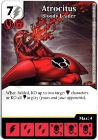 Atrocitus - Bloody Leader - War of Light - Dice Masters card