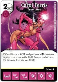 Carol Ferris - True Love - War of Light - Dice Masters card