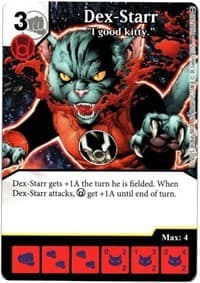 Dex-Starr - "I good kitty." - War of Light - Dice Masters card