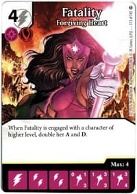 Fatality - Forgiving Heart - War of Light - Dice Masters card