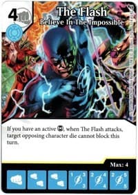 The Flash - Believe In The Impossible - War of Light - Dice Masters card