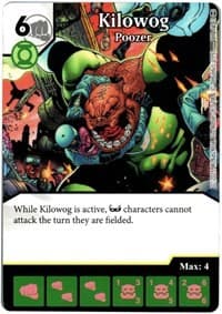 Kilowog - Poozer - War of Light - Dice Masters card