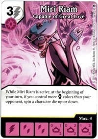 Miri Riam - Capable of Great Love - War of Light - Dice Masters card
