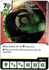 Mogo - Doesn't Socialize - War of Light - Dice Masters card