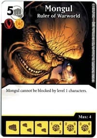 Mongul - Ruler of Warworld - War of Light - Dice Masters card