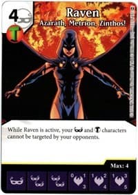Raven - Azarath, Metrion, Zinthos! - War of Light - Dice Masters card