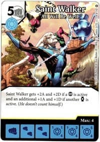 Saint Walker - "All Will Be Well." - War of Light - Dice Masters card
