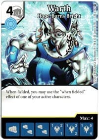 Warth - Hope Burns Bright - War of Light - Dice Masters card