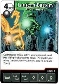 Lantern Battery - Power Source - War of Light - Dice Masters card