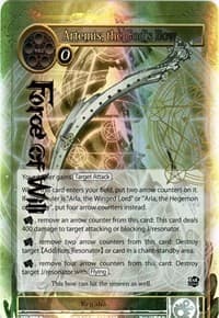Artemis, the God's Bow (Full Art) - The Seven Kings of the Lands - Force of Will card