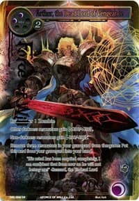 Arthur, the Dead Lord of Vengeance (Full Art) - The Seven Kings of the Lands - Force of Will card