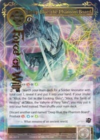 Deep Blue, the Phantom Board (Full Art) - The Seven Kings of the Lands - Force of Will card