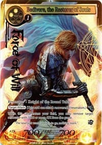 Bedivere, the Restorer of Souls (Full Art) - The Seven Kings of the Lands - Force of Will card
