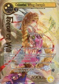 Celestial Wing Seraph (Full Art) - The Seven Kings of the Lands - Force of Will card