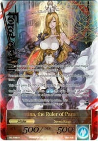 Valentina, the Princess of Love // Valentina, the Ruler of Paradise (Full Art) - The Seven Kings of the Lands - Force of Will card