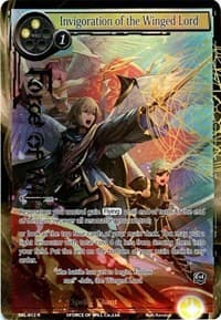 Invigoration of the Winged Lord (Full Art) - The Seven Kings of the Lands - Force of Will card