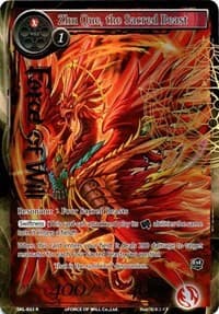 Zhu Que, the Sacred Beast (Full Art) - The Seven Kings of the Lands - Force of Will card