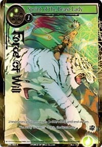 Sprint of the Beast Lady (Full Art) - The Seven Kings of the Lands - Force of Will card