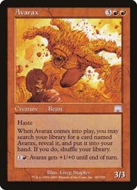 Avarax - Onslaught - Magic: The Gathering card