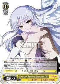 Kanade Sending Everyone Off - Angel Beats! Re:Edit - Weiss Schwarz card