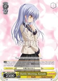 Battle Meeting, Kanade - Angel Beats! Re:Edit - Weiss Schwarz card