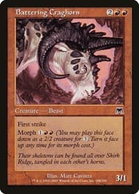 Battering Craghorn - Onslaught - Magic: The Gathering card