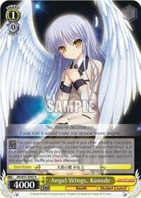 Angel Wings, Kanade - Angel Beats! Re:Edit - Weiss Schwarz card