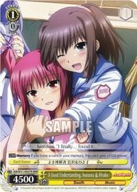 A Good Understanding, Iwasawa & Hisako (RRR) - Angel Beats! Re:Edit - Weiss Schwarz card