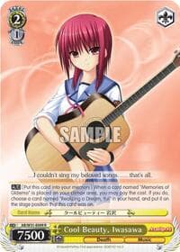 Cool Beauty, Iwasawa - Angel Beats! Re:Edit - Weiss Schwarz card