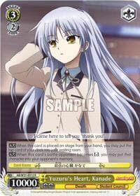 Yuzuru's Heart, Kanade - Angel Beats! Re:Edit - Weiss Schwarz card