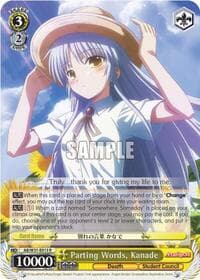 Parting Words, Kanade (RRR) - Angel Beats! Re:Edit - Weiss Schwarz card