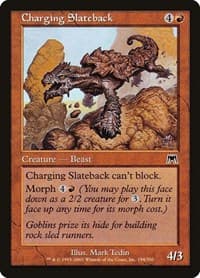 Charging Slateback - Onslaught - Magic: The Gathering card