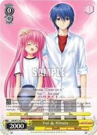 Yui & Hinata - Angel Beats! Re:Edit - Weiss Schwarz card